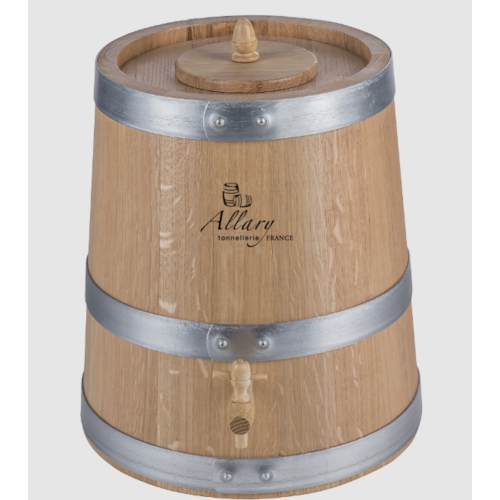 French Oak Wooden Vinegar Barrel 10l