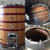 French oak fermentation and/or aging vat 10 HL - 200 HL