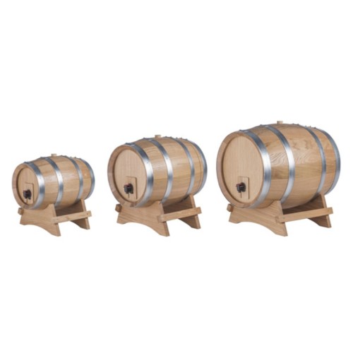 Decorative oak barrel for Bag-in-Box® 10l