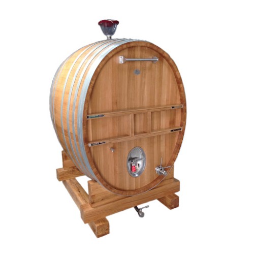Foudre ovale pour la fermentation ou l'élevage des vins - Chêne Français 10 HL – 60 HL