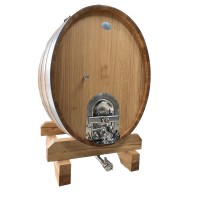 Foudre ovale pour la fermentation ou l'élevage des vins - Chêne Français 10 HL – 60 HL