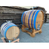 Foudre ovale pour la fermentation ou l'élevage des vins - Chêne Français 10 HL – 60 HL