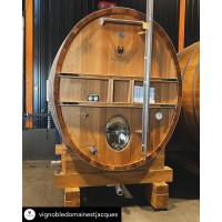 Foudre ovale pour la fermentation ou l'élevage des vins - Chêne Français 10 HL – 60 HL