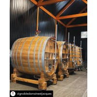 Foudre ovale pour la fermentation ou l'élevage des vins - Chêne Français 10 HL – 60 HL