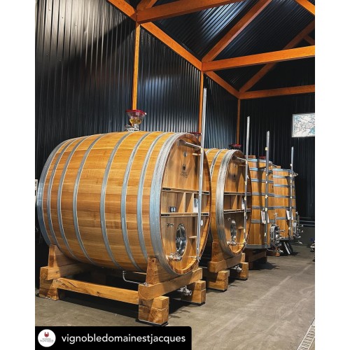 Foudre ovale pour la fermentation ou l'élevage des vins - Chêne Français 10 HL – 60 HL