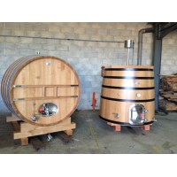 French oak round foudre for fermentation or wine aging 10 HL – 80 HL