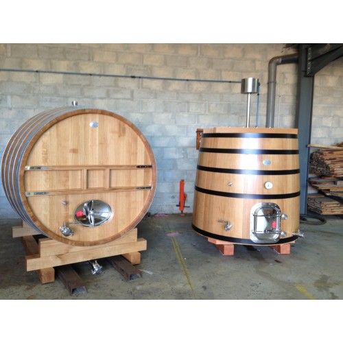 French oak round foudre for fermentation or wine aging 10 HL – 80 HL