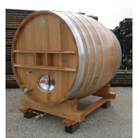 French oak round foudre for fermentation or wine aging 10 HL – 80 HL