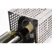 Elektrinis Termokapsulių užlydymo prietaisas / Elektrinis tenas butelio termo kapsulėms (PVC) užtraukti INOX 114