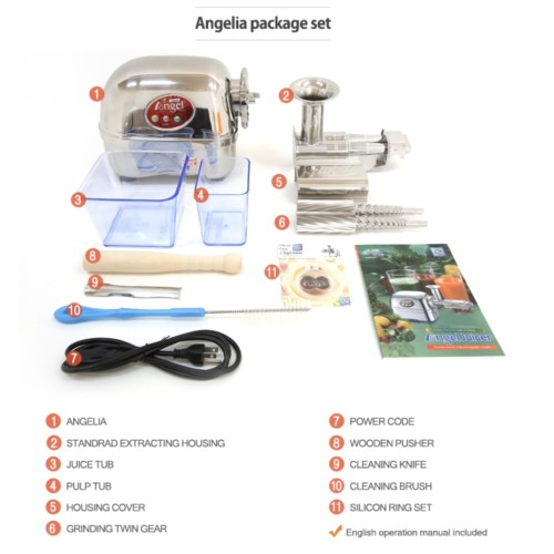 Entsafter Saftpresse ANGEL JUICER 8500S  - Slow Juicer