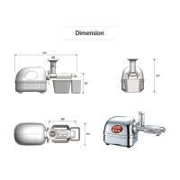 Juicepress Slow Juicer ANGEL JUICER 8500S – Juicemaskiner