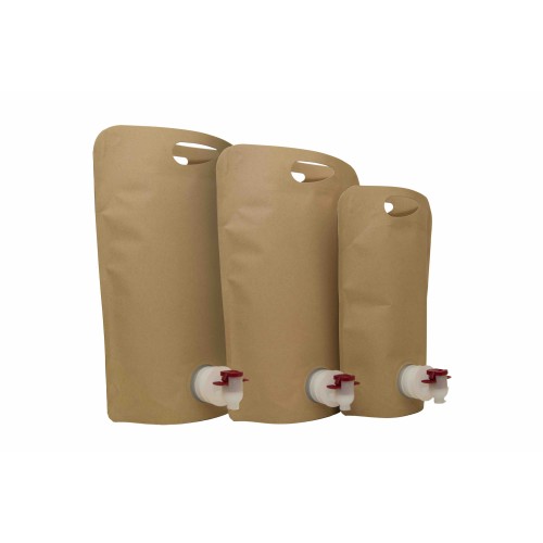 Envase (Bolsa) “Stand up Pouch” 1,5l, KRAFT - 360 piezas (caja)