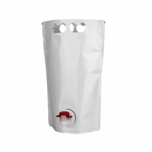 1,5-liitrine kott püstine “Stand up Pouch”, valge - 400 tk. (kast)