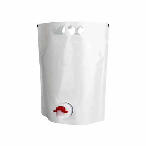 Standbodenbeutel “Stand up Pouch” 3l, weiß - 300 Stk. (Karton)