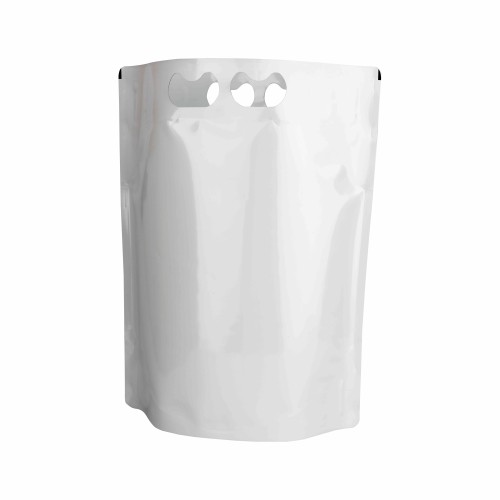 Standbodenbeutel “Stand up Pouch” 3l, weiß - 300 Stk. (Karton)