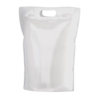 5l “Stand up Pouch” juice bag, white - 250 pcs. (box)