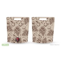 Standbodenbeutel “Stand up Pouch” 3l, MULTIFRUIT - 150 Stk. (Karton)