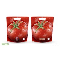 3l “Stand up Pouch” juice bag, TOMATO - 150 pcs. (box)