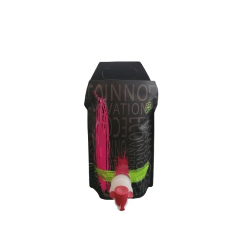1,5l “Stand up Pouch” juice bag, BLACK AND COLORS - 336 pcs. (box)