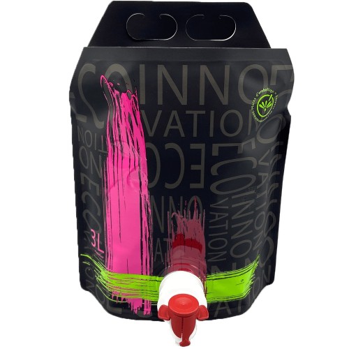 Worek na sok “Stand up Pouch” 5l, BLACK AND COLORS - 160 szt. (karton)
