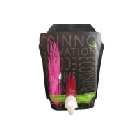 3l “Stand up Pouch” juice bag, BLACK AND COLORS - 240 pcs. (box)