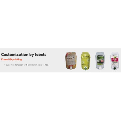 3-liitrine kott püstine “Stand up Pouch” RECYCLABLE - 240 tk. (kast)