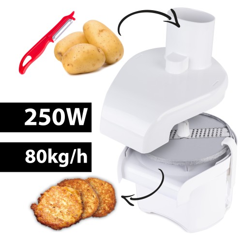Trituradora eléctrica de frutas Migiris BETM 1- Rallador de patatas