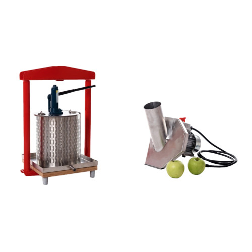 Torchio idraulico per frutta GP-26s  + Mulino macina ESE-018