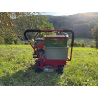 Fallen apple harvesting machine OB 50 – fruit picking machine for pears, walnuts, chestnuts