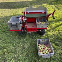 Fallen apple harvesting machine OB 80 hydro – fruit picking machine for pears, walnuts, chestnuts