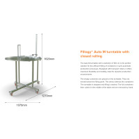 Semi-automatic bottle filling machine FILLOGY® Liquid S