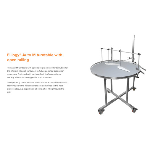 Semi-automatic bottle filling machine FILLOGY® Liquid S