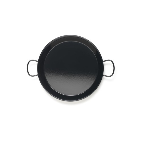 Enamelled steel paella pan for induction-vitro Ø30 cm - Ø38 cm