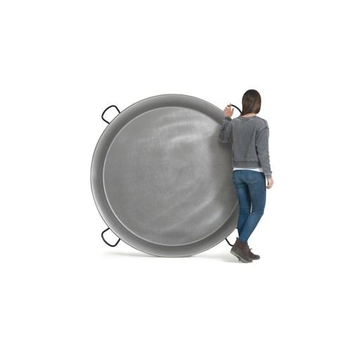 Giant steel paella pan - Ø160 cm