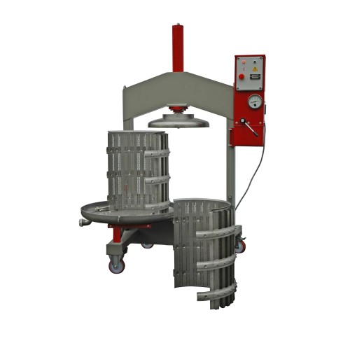 Prensa para uva hidráulica O.F.B. INOX 69 l – 477 l, para manzana, frutas