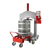 Prensa para uva hidráulica O.F.B. INOX 69 l – 477 l, para manzana, frutas