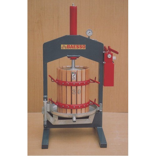 Hydraulische Obstpresse O.F.B.M. 32 l – 127 l – Weinpresse