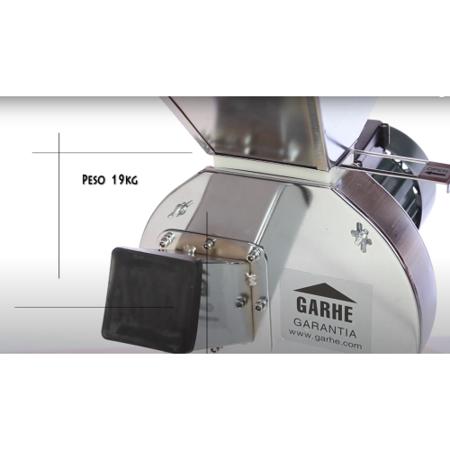 Electric fruit crusher GARHE – Grain mill / Malt mill / Olive mill