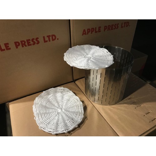 Filtering diaphragm for fruit press without central hole ⌀30-90 cm (100% Polypropylene)