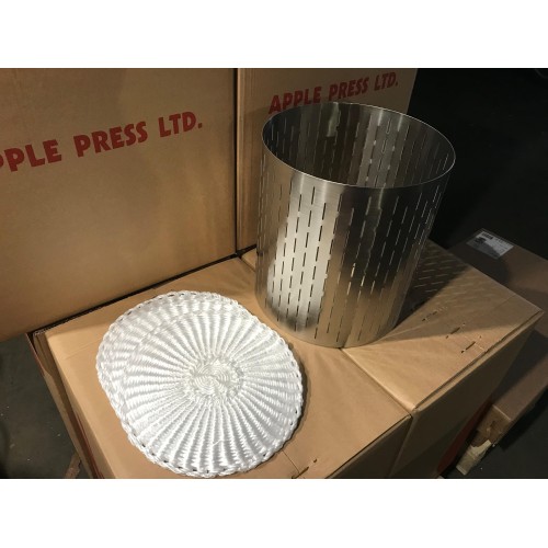 Filtering diaphragm for fruit press without central hole ⌀30-90 cm (100% Polypropylene)