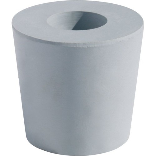 Rubber bung with hole for airlock 31/38 mm