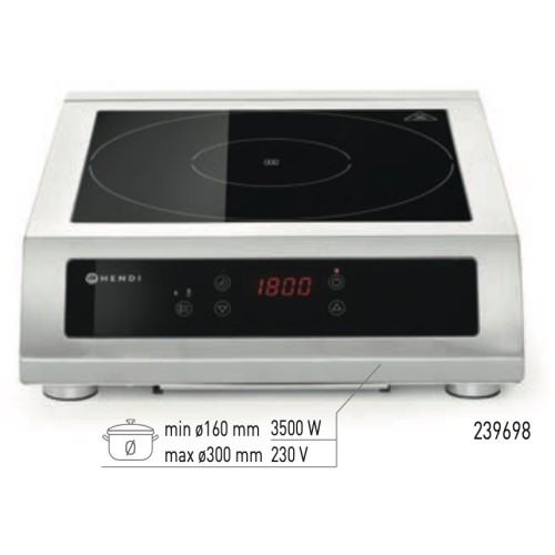 Kuchenka indukcyjna HENDI 3500 D XL, 3,5 kW