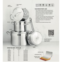 Edelstahltopf zur Saftpasteurisierung 24 l (AISI 304)