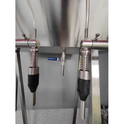 Nalewarka grawitacyjna do butelek szklanych do wina, soku, cydru L-INOX