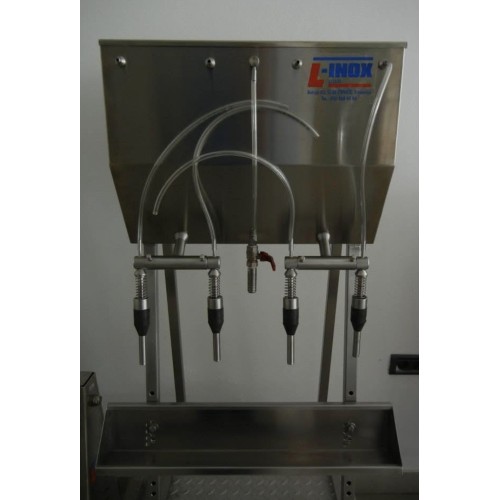 Nalewarka grawitacyjna do butelek szklanych do wina, soku, cydru L-INOX