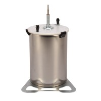 Fruit crusher for a drill DON 20 – apple mill, grape crusher / Pulpmaster with Bucket