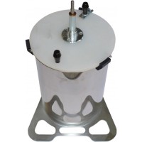 Fruit crusher for a drill DON 20 – apple mill, grape crusher / Pulpmaster with Bucket