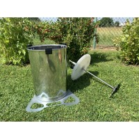 Fruit crusher for a drill DON 20 – apple mill, grape crusher / Pulpmaster with Bucket