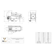 Electric destoner – crusher / straining / pulping machine DESTONE 2000 for cherries, plums, apricots