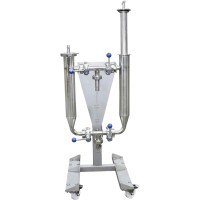 Stainless steel mechanical double juice filter